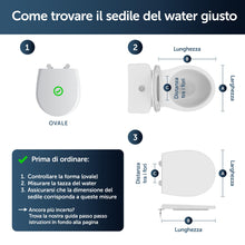 Carica l'immagine nel visualizzatore di Gallery, Ideal Standard Eurovit Universal sedile per WC standard, ovale – Bianco