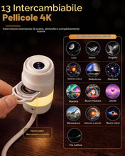 Carica l'immagine nel visualizzatore di Gallery, USB Proiettore Stelle Soffitto Luce Notturna, Galaxy Projector