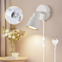 Carica l'immagine nel visualizzatore di Gallery, Applique da Parete con Spina e Cavo GU10 Interno, Bianco