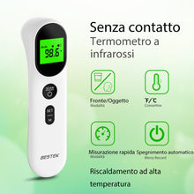 Carica l'immagine nel visualizzatore di Gallery, Termometro Febbre Infrarossi Senza Contatto per Bambini e Adulti Bambini,Termometro Neonato Frontale Digitale con Lettur