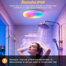 Carica l'immagine nel visualizzatore di Gallery, Lampada Doccia, Ricaricabile, Lampada Atmosfera Magnetica Senza Fili