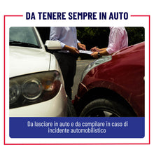 Carica l'immagine nel visualizzatore di Gallery, Constatazione Amichevole di Incidente + Disco Orario Auto | Kit Completo 1 Modulo Blu e 1 Parchimetro per Automobili e M