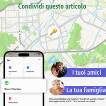 Carica l'immagine nel visualizzatore di Gallery, Smart Tracker Tags 4 Pezzi, Funziona con Apple Dov'è (Solo iOS), Localizzatore Bluetooth Trova Oggetti 365 Giorni, Batte