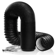 Carica l'immagine nel visualizzatore di Gallery, Hon&amp;Guan ø100mm, 2,5m Tubo Flessibile per Aria in PVC, Tubo in Alluminio per Asciugatrice, Cappe Aspiranti, Sistema di V