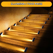 Carica l'immagine nel visualizzatore di Gallery, Flintronic 4 Pezzi Luci Solari per Esterni Scale, Gradini Impermeabili IP65, Recinzione, Cortile, Percorso, Patio