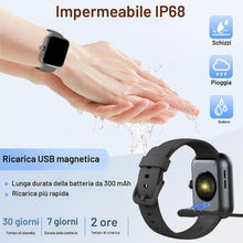 Carica l'immagine nel visualizzatore di Gallery, Nuovo Smartwatch Uomo Donna, 100+ Sportive Fitness Tracker con Sonno Contapassi Cardiofrequenzimetro, 1.96" Smartwatch c