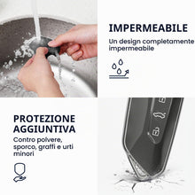 Carica l'immagine nel visualizzatore di Gallery, kwmobile Custodia Chiave Auto Compatibile con VW Golf 8 con 3 tasti Cover - Guscio Telecomando Macchina - TPU Morbido - 