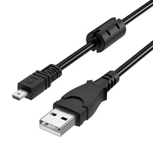 Carica l'immagine nel visualizzatore di Gallery, Mugust USB Cavo di Ricarica 8 Pin per Fotocamera Cavo Dati UC-E6 compatibile con Olympus, Fuji, Konica Minolta, Nikon Co
