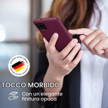 Carica l'immagine nel visualizzatore di Gallery, kwmobile Custodia Compatibile con Samsung Galaxy A12 Cover - Back Case per Smartphone in Silicone TPU - Protezione Gomma