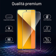 Carica l'immagine nel visualizzatore di Gallery, Vauki 3 Pezzi Vetro Temperato per Xiaomi Redmi Note 13 5G/4G 6,67" Pellicola Prottetiva Anti Graffio, Durezza 9H,Ultra R