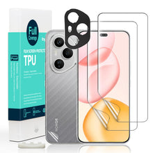 Carica l'immagine nel visualizzatore di Gallery, Ibywind per Honor 400 Pro 5G, 2 Pezzi Pellicola Protettiva+1 Pezzo Protezione Fotocamera +1 Pezzo Film Posteriore,Pellic