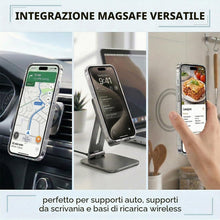 Carica l'immagine nel visualizzatore di Gallery, 15 Pezzi Anello Magnetico Adesivo per Smartphone, Compatibile con MagSafe, Piastra Metallica per Ricarica Wireless e Sup