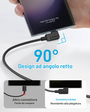 Carica l'immagine nel visualizzatore di Gallery, Anker Cavo USB angolo retto, USB C a USB C da 240W, 1,8m, 2 Pessi