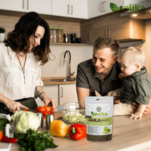 Carica l'immagine nel visualizzatore di Gallery, BIO Amla Elikafoods® BIOLOGICA. 120 compresse da 500mg. Rafforza i capelli e la pelle. Contiene vitamina C, minerali e a