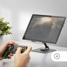 Carica l'immagine nel visualizzatore di Gallery, Mars Gaming MA-RST, Supporto per Tablet e Convertibile 2in1 fino a 13", Girevole a 360° + Regolabile in Altezza e Angolo