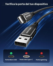 Carica l'immagine nel visualizzatore di Gallery, VENTION Cavo Micro USB USB A Micro USB Nylon 2.0, Cavo di Ricarica Android ad Alta Velocità Compatibile con Samsung Gala