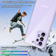 Carica l'immagine nel visualizzatore di Gallery, Cover per Samsung Galaxy A52 4G/5G / A52S 5G con 2 Pezzi Vetro Temperato, Ultra Trasparente TPU Silicone Custodia Morbid