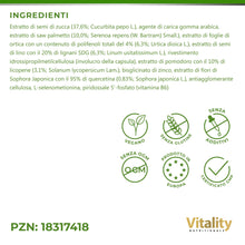 Carica l'immagine nel visualizzatore di Gallery, Prosta Pro High Dose. Complesso di capsule per la prostata con 600 mg di estratto di zucca, vitamina B6, zinco e selenio