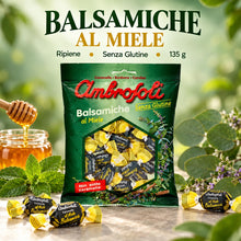 Carica l'immagine nel visualizzatore di Gallery, Ambrosoli Caramelle Balsamiche al Miele, 135g