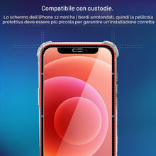 Carica l'immagine nel visualizzatore di Gallery, Vetro Temperato per iPhone 12 Mini [3 Pezzi] Vetrino Protettivo Pellicola Protezione Schermo