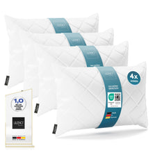 Carica l'immagine nel visualizzatore di Gallery, LILENO HOME - Set di 4 imbottiture per cuscini 40 x 60 cm - fodere interne lavabili a 95 °C adatte per persone allergich