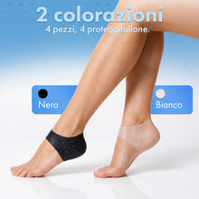 Carica l'immagine nel visualizzatore di Gallery, Copritalloni in Silicone Morbido Antisfregamento e Anti Vesciche, Protezione Tallone Ammortizzante, Lavabili e Riutilizz