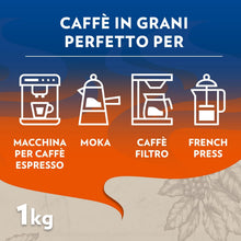 Carica l'immagine nel visualizzatore di Gallery, Lavazza, Crema e Gusto Forte, Caffè in Grani 1 kg