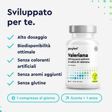 Carica l'immagine nel visualizzatore di Gallery, Valeriana Forte Integratore, 500 mg di Radice di Valeriana Pura per Dose, 400 Compresse, per Dormire, Favorisce il Rilas