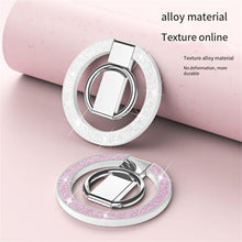 Carica l'immagine nel visualizzatore di Gallery, Ysnzaq Glitter Supporto ad Anello Magnetico Telefono per MagSafe PQ Rosa