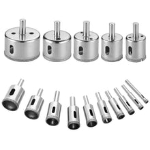 Carica l'immagine nel visualizzatore di Gallery, Flintronic Set di Punte Diamantate, 15 Frese 8mm~50mm