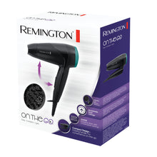 Carica l'immagine nel visualizzatore di Gallery, Remington Asciugacapelli 2000W - Pieghevole e Potente - Asciugacapelli da Viaggio, Bacchetta e Diffusore per styling, 2 