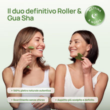 Carica l'immagine nel visualizzatore di Gallery, PLANTIFIQUE Rullo Giada Viso e Gua Sha - Kit Skincare Face Roll Massager