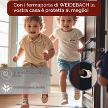 Carica l'immagine nel visualizzatore di Gallery, CNMTCCO Set di 12 Fermaporta Trasparenti per Maniglie, 6 a Forma di Cerchio, 6 a Forma di 8, Gancio Protezione Altamente