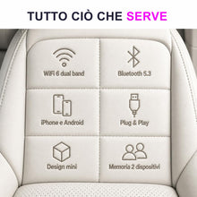 Carica l'immagine nel visualizzatore di Gallery, Adattatore CarPlay Wireless e Android Auto 2 in 1 - WiFi 6 5GHz Mini USB Converte da cavo a wireless - Plug &amp; Play Conne