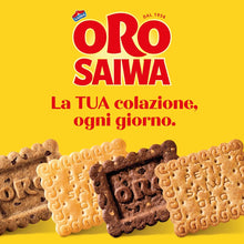 Carica l'immagine nel visualizzatore di Gallery, Oro Saiwa Grano Fondente, Biscotti Integrali con Gocce di Cioccolato Fondente, Fonte di Fibre con Farina Integrale, 100%