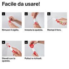 Carica l'immagine nel visualizzatore di Gallery, Fischer Stucco Veloce con Spatola Integrata per Coprire Fori e Crepe nel Muro, Pronto all'Uso, Bianco, 70 ml, 552152