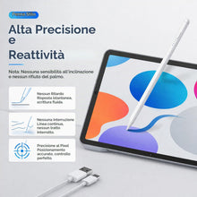 Carica l'immagine nel visualizzatore di Gallery, Pennino attivo universale compatibile con iPad, pennino per iPad, pennino Apple e tablet Samsung, pennino sottile ricari