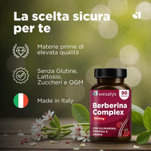 Carica l'immagine nel visualizzatore di Gallery, Berberina 1000mg pura alto dosaggio, Berberina Hcl
