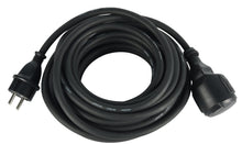 Carica l'immagine nel visualizzatore di Gallery, Electraline 01658 Prolunga 5 M da cantiere in gomma neoprene per esterni IP44, Cavo 5M H07RN-F 3G2.5, presa con coperchi