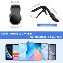 Carica l'immagine nel visualizzatore di Gallery, Supporto Auto Smartphone Magnetico Universale Porta Cellulare Auto per telefoni per iPhone XS Max/Xs/Xr/X/8/7/6s Plus, G