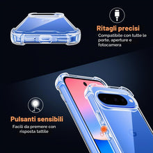 Carica l'immagine nel visualizzatore di Gallery, iVoler Cover Trasparente Anti Ingiallimento per Google Pixel 10/9 / Pixel 10 Pro/Pixel 9 Pro, [Antiurto di Grado Militar