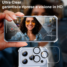 Carica l'immagine nel visualizzatore di Gallery, Yohii 5 in 1 Cover per iPhone 18 Pro, Trasparente