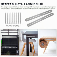 Carica l'immagine nel visualizzatore di Gallery, Fissaggio per Cassette Postale per Recinzione, Montaggio Su Recinzione per Cassette Postali, Fissaggio A Picchetto in Me
