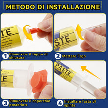 Carica l'immagine nel visualizzatore di Gallery, prowtihlin Stagno per Saldare 60ml, 2 Pezzi Paste per saldatura con 2 Aghi, 1 Spingitore &amp; 1 Siringa - 60g Flussante per