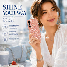 Carica l'immagine nel visualizzatore di Gallery, Cover per Samsung S25 FE Glitter Antiurto Protettiva, Custodia per Samsung Galaxy S25 FE Silicone in TPU Brillantini Pro