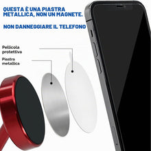 Carica l'immagine nel visualizzatore di Gallery, Wukong 8 piastre metalliche autoadesive in metallo, per auto, magneti, supporto per cellulare, piastra in metallo, set a