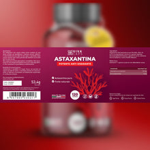 Carica l'immagine nel visualizzatore di Gallery, Astaxantina pura alto dosaggio 8mg per dose giornaliera 120cps 1 al giorno