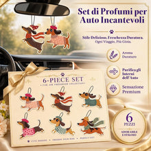 Carica l'immagine nel visualizzatore di Gallery, 6 Pezzi Diffusore Profumo Auto Aromaterapia, Deodorante Auto Clip per Presa d'Aria, Motivo Gattino Porta Profumi per Aut