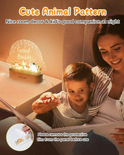 Carica l'immagine nel visualizzatore di Gallery, OTraki Nightlight Baby Personalizzato, Luce Notturna Bambino con Cancellabile Matita Nightlight Per Bambini LED Bianco C