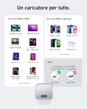 Carica l'immagine nel visualizzatore di Gallery, Anker Caricatore iPhone USB C GaN 30W 511 (Nano 3)
